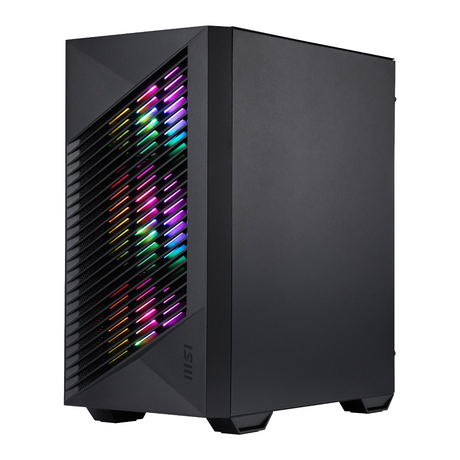 MSI PRO FORGE M050A Micro-ATX Gaming Chassis - Black - alternate product view 2