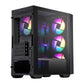 MSI PRO FORGE M050A Micro-ATX Gaming Chassis - Black - alternate product view 3