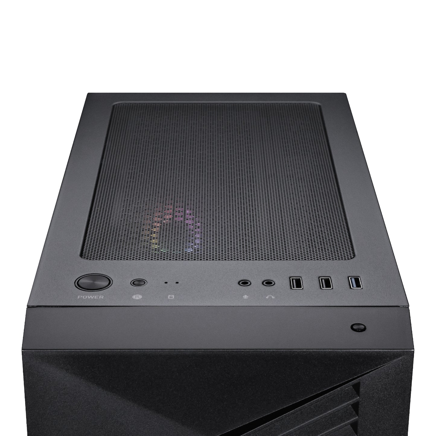 MSI PRO FORGE M050A Micro-ATX Gaming Chassis - Black - alternate product view 5