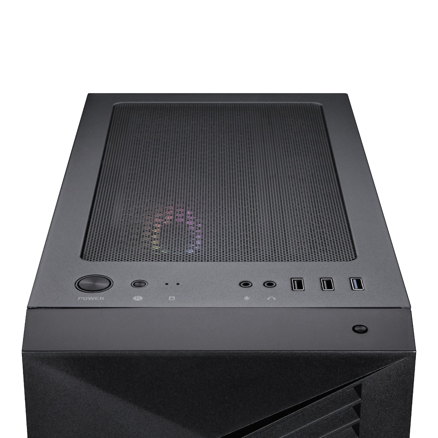 MSI PRO FORGE M050A Micro-ATX Gaming Chassis - Black - alternate product view 5
