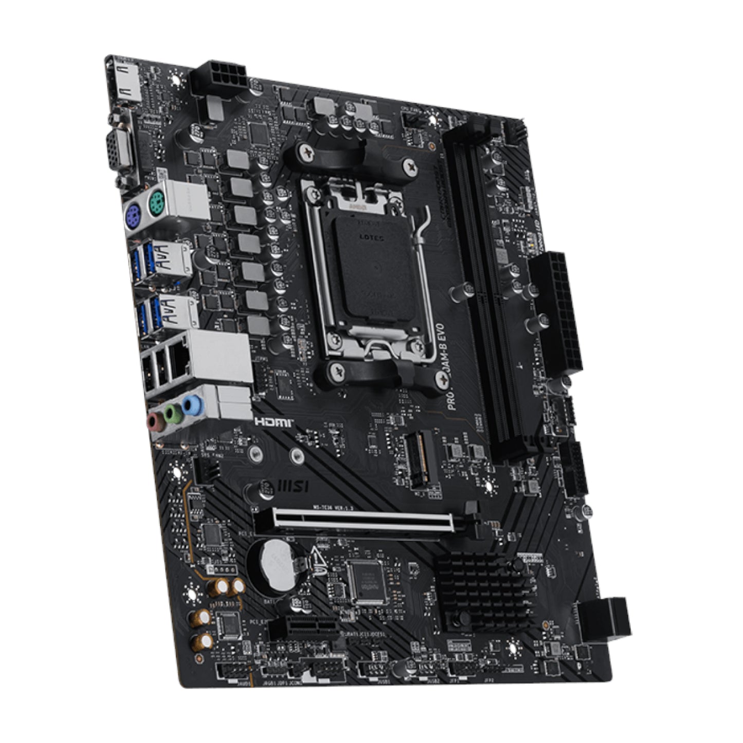 MSI PRO A620AM-B EVO AM5 M-ATX Motherboard - alternate product view 3