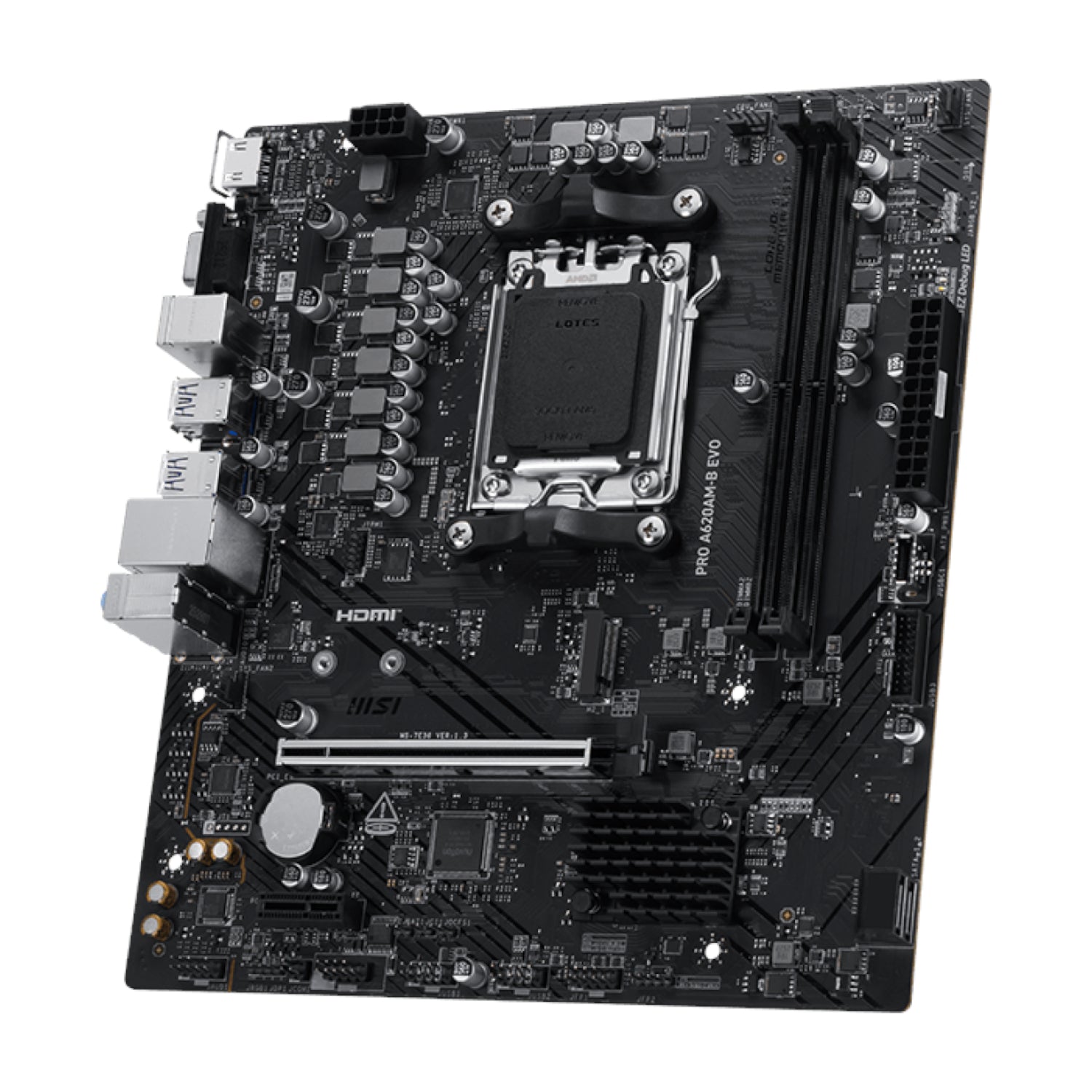 MSI PRO A620AM-B EVO AM5 M-ATX Motherboard - alternate product view 4