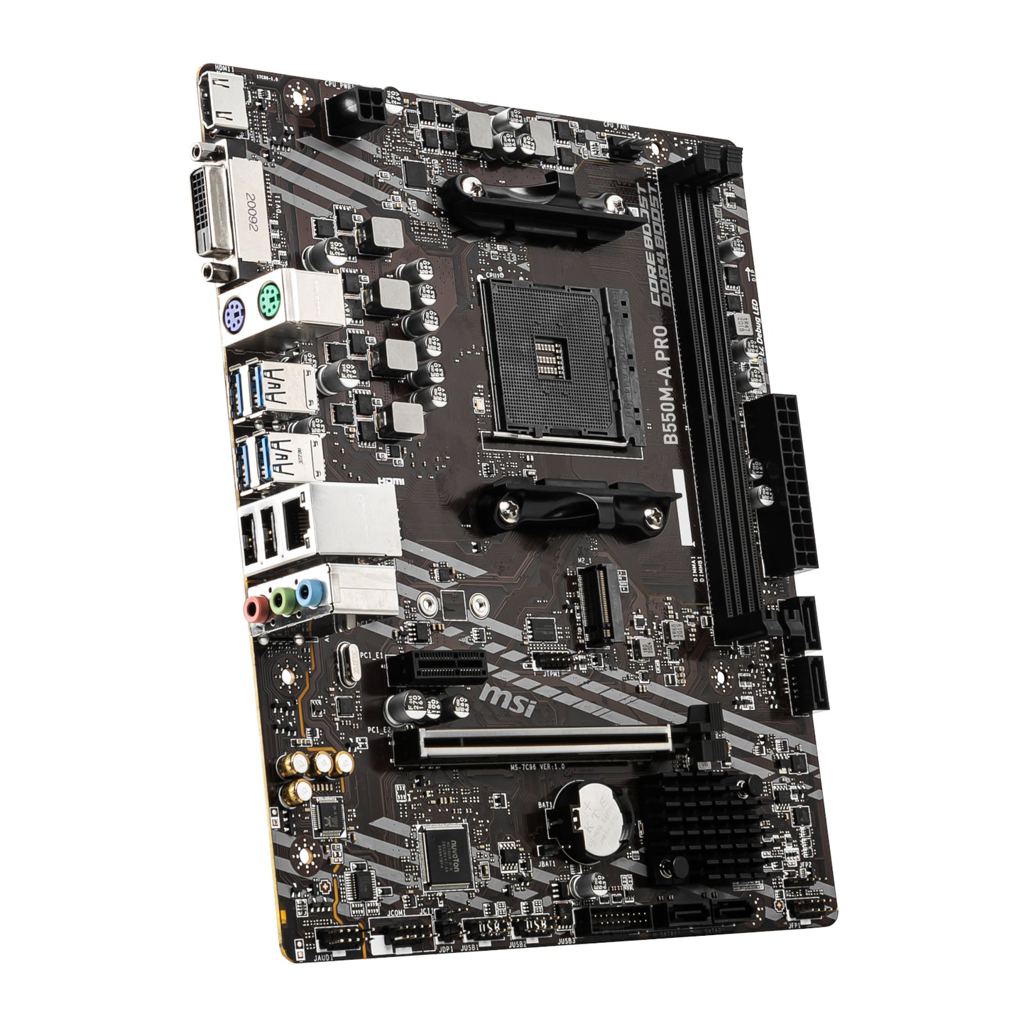 MSI B550M-A Pro AM4 M-ATX Motherboard - alternate product view 3