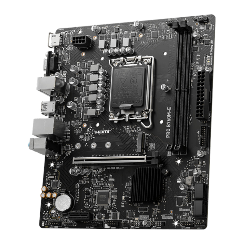 MSI B760M-E PRO DDR5 LGA1700 M-ATX Motherboard - alternate product view 3