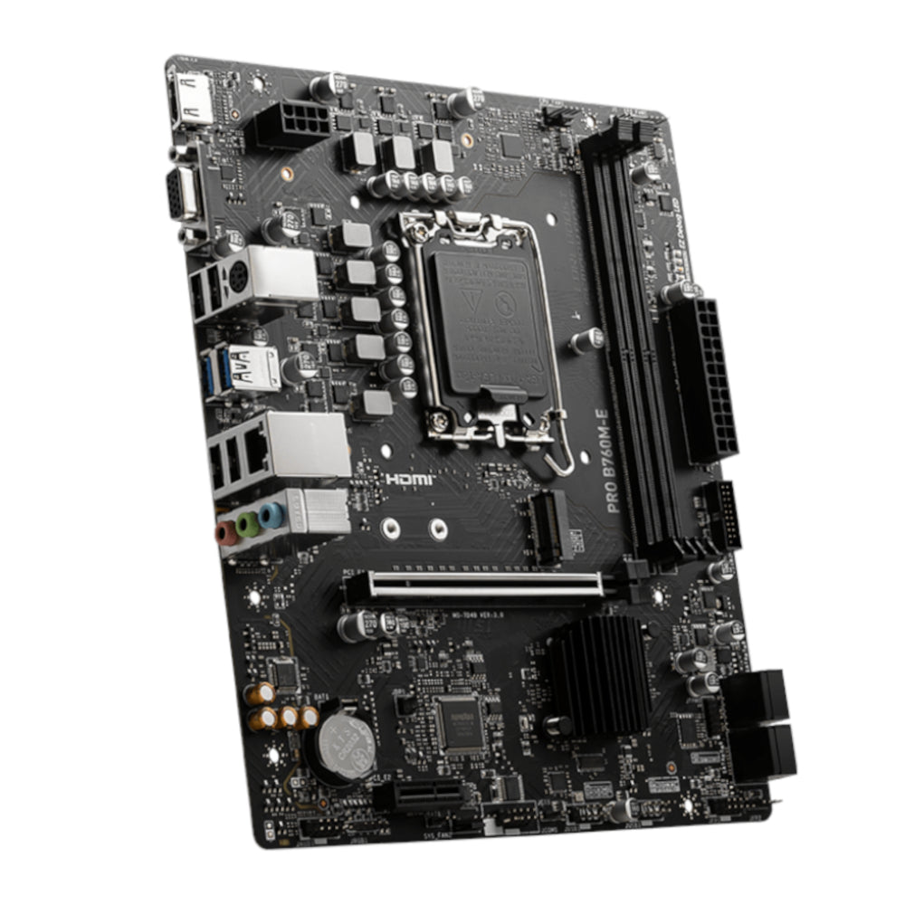 MSI B760M-E PRO DDR5 LGA1700 M-ATX Motherboard - alternate product view 4