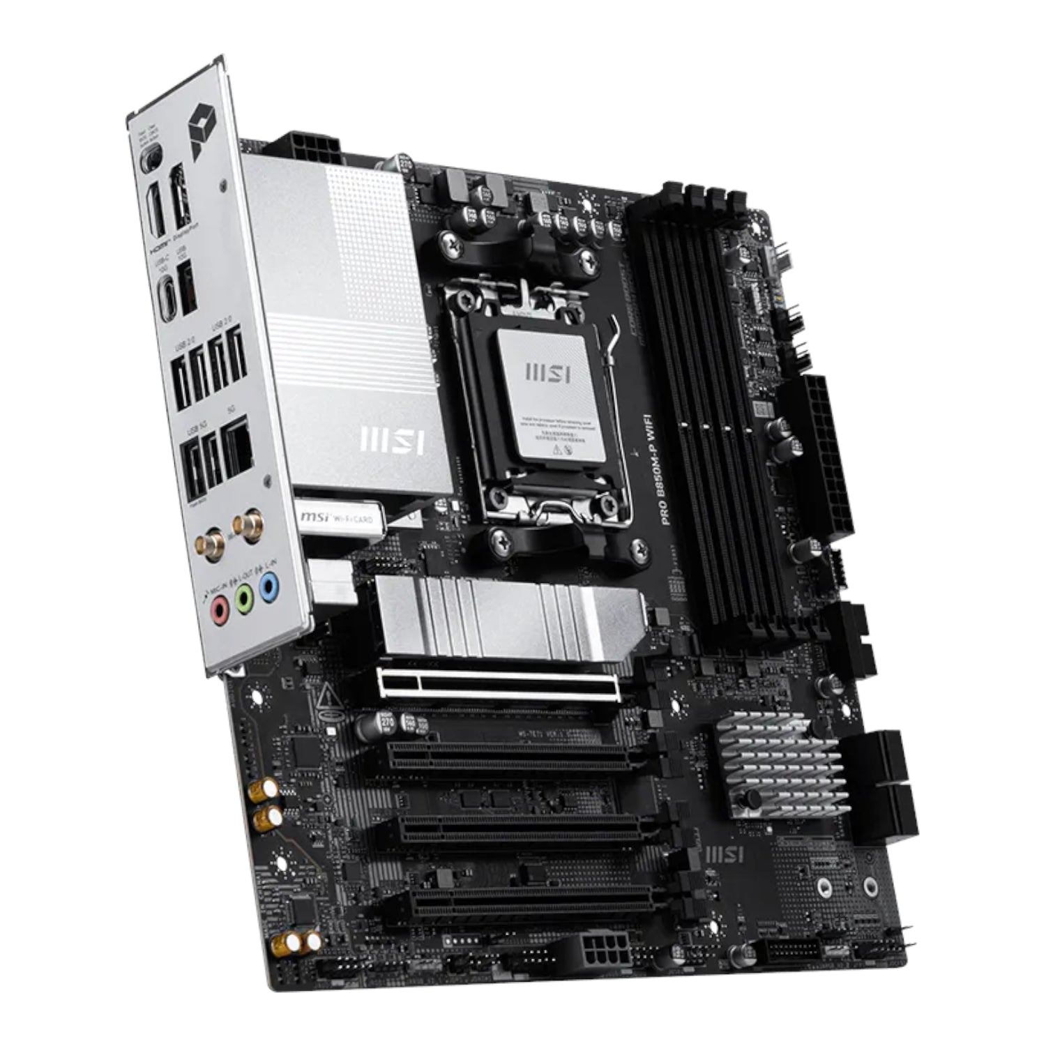 MSI PRO B850M-P WIFI AM5 mATX Motherboard - alternate product view 4