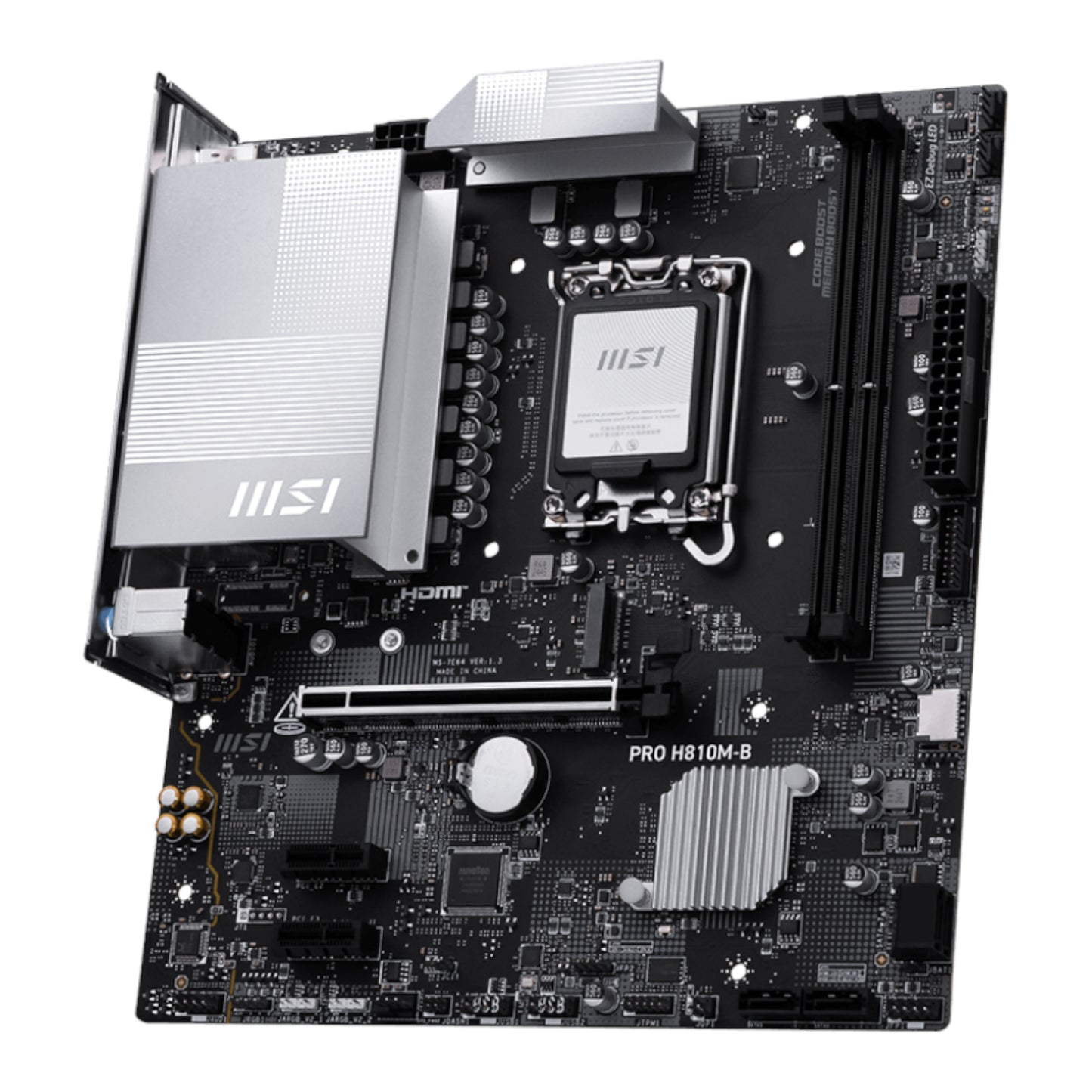 MSI H810M-B PRO LGA1851 M-ATX DDR5 Motherboard - alternate product view 4