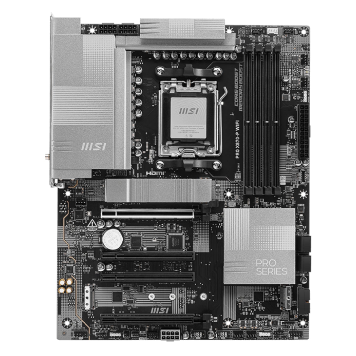 MSI PRO X870-P WIFI AM5 ATX DDR5 Motherboard - alternate product view 2