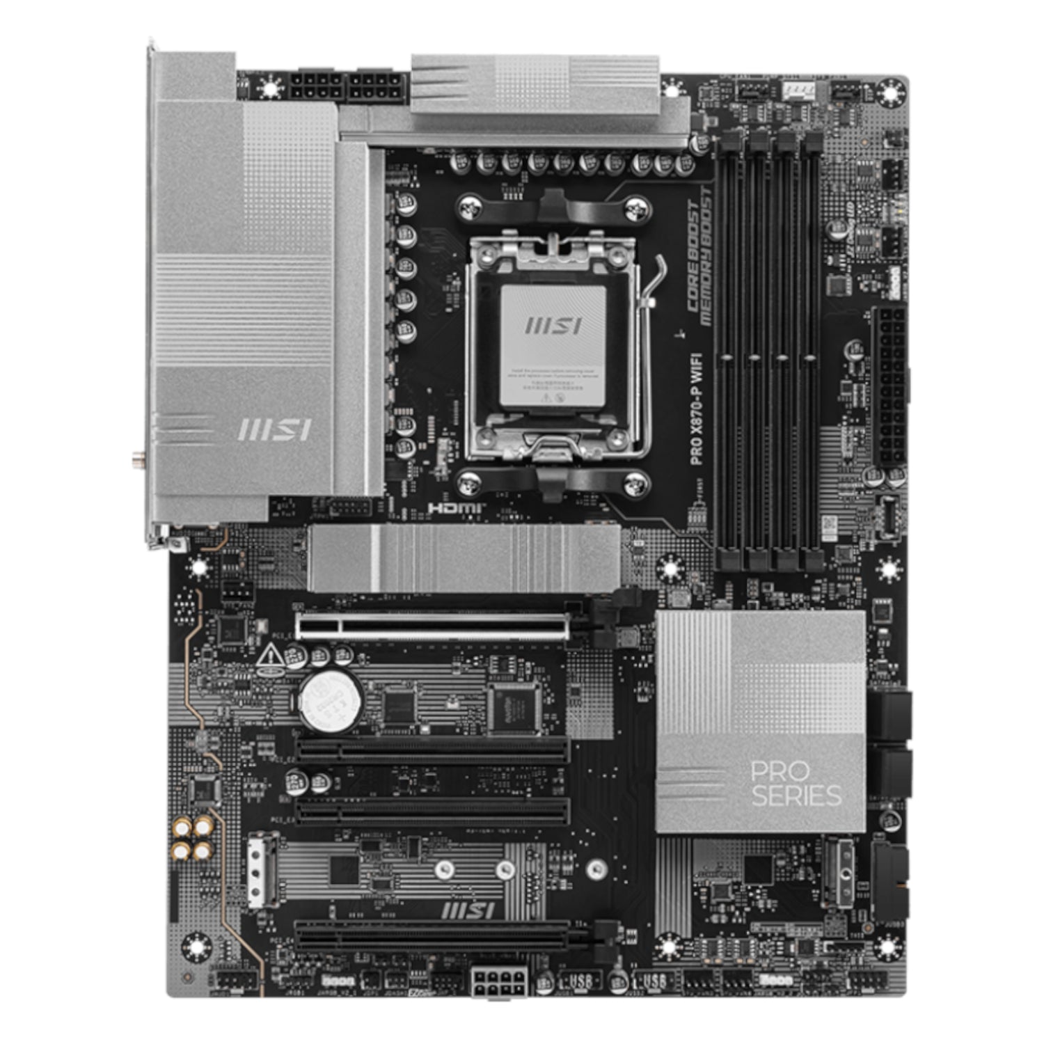 MSI PRO X870-P WIFI AM5 ATX DDR5 Motherboard - alternate product view 2