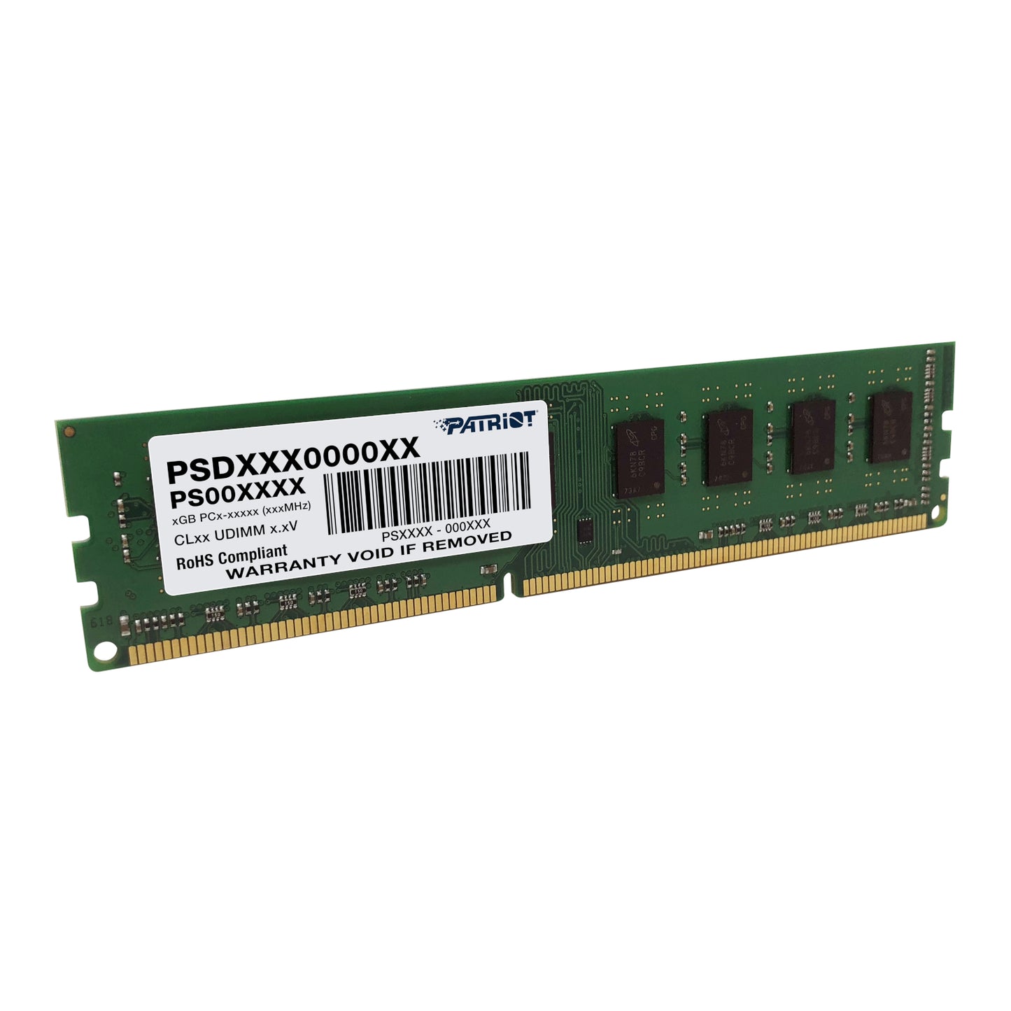 Patriot Signature Line 4GB 1600MHz DDR3 Single Rank Desktop Memory - alternate product view 2