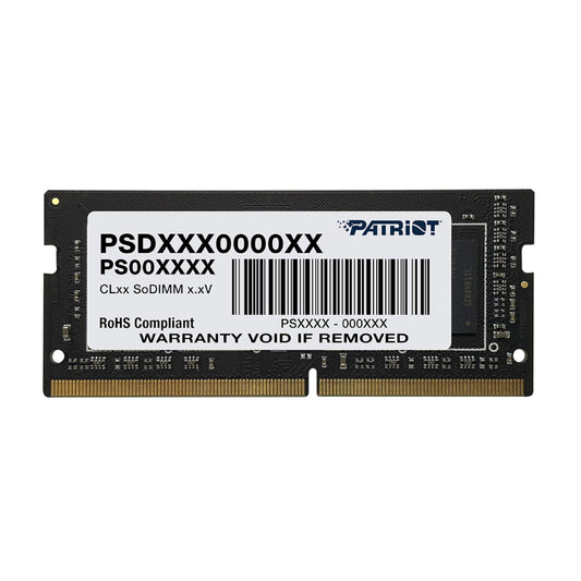 Patriot Signature Line 16GB 3200MHz DDR4 Single Rank SODIMM Notebook Memory