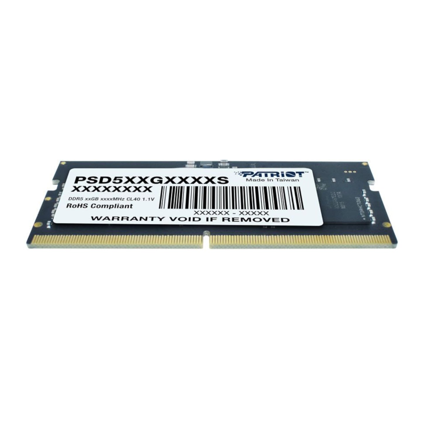 Patriot Signature Line DDR5 8GB 4800MHz Single Rank SODIMM Notebook Memory - alternate product view 3