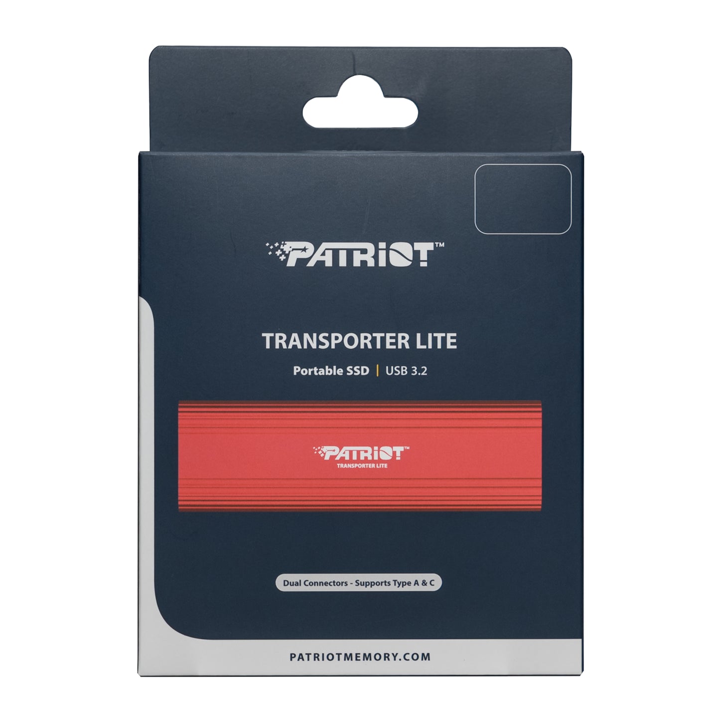 Patriot Transporter Lite 2TB USB3.2 Type-C External Portable SSD - Red - alternate product view 5