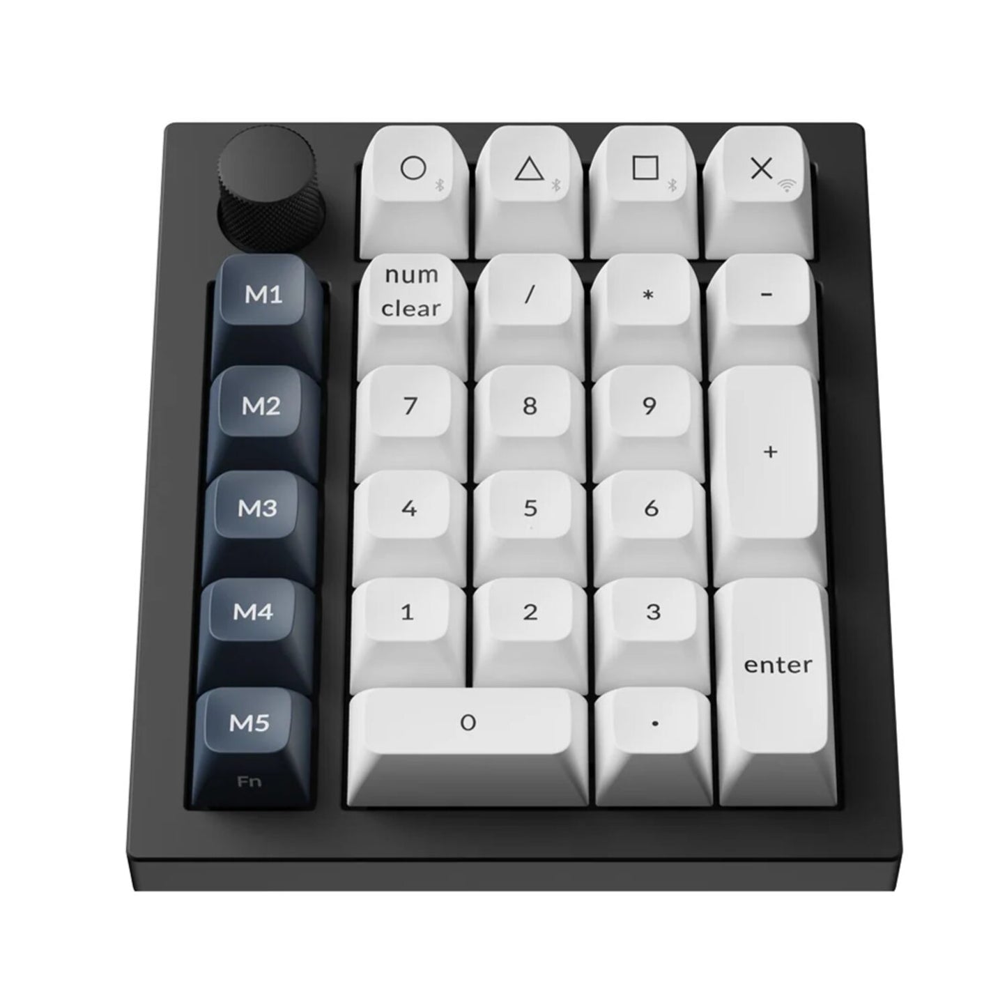 Keychron Q0 Max QMK Gateron Jupiter Red RGB Wireless Custom Number Pad Carbon Black - alternate product view 2