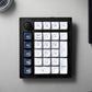Keychron Q0 Max QMK Gateron Jupiter Banana RGB Wireless Custom Number Pad Shell White - alternate product view 4