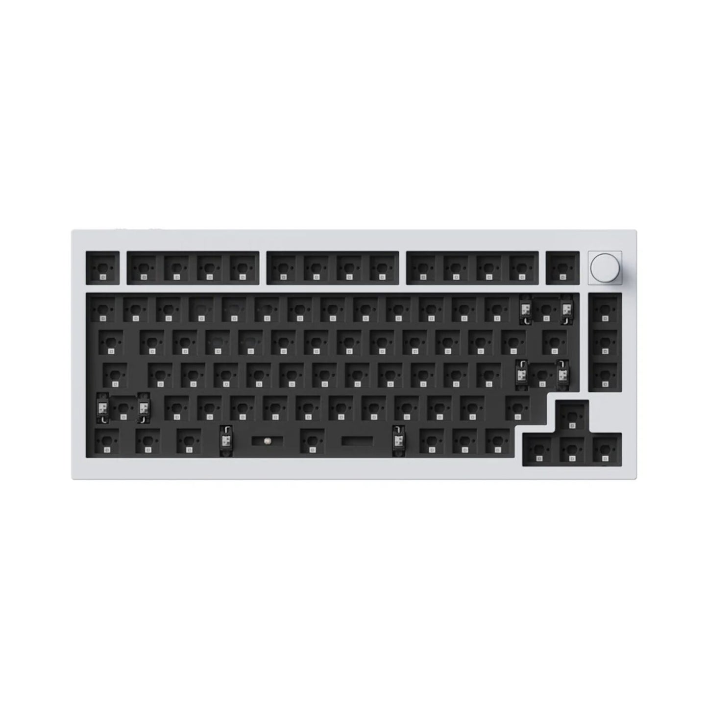 Keychron Q1H-P1 QMK Wireless Custom Keyboard - White - alternate product view 2