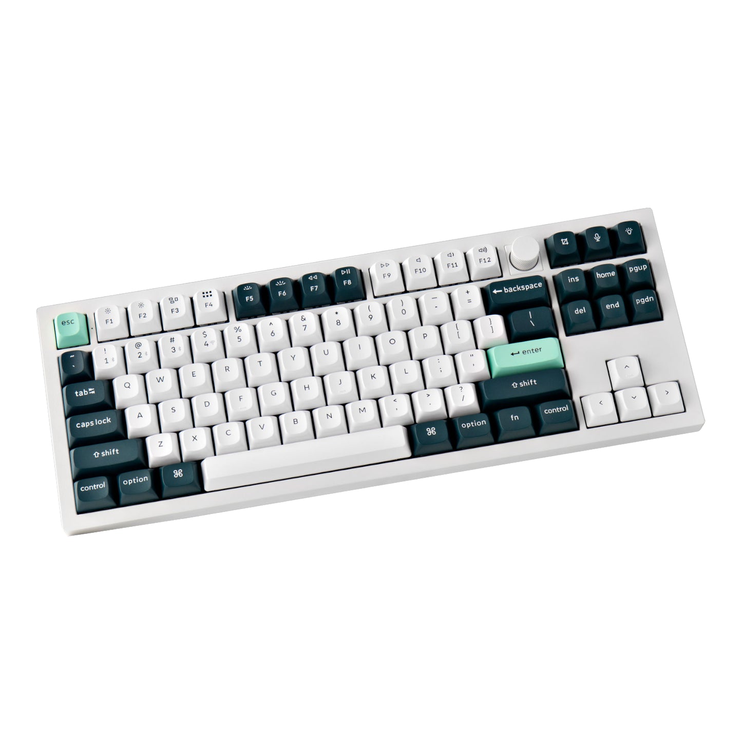 Keychron Q3 HE QMK 80% Wireless Custom Mechanical Keyboard (Nebula Switch) - Shell White - alternate product view 3