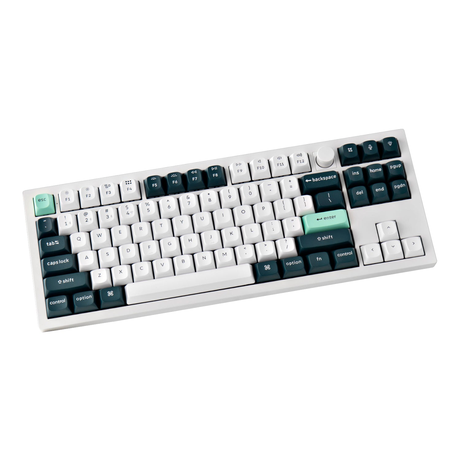 Keychron Q3 HE QMK 80% Wireless Custom Mechanical Keyboard (Nebula Switch) - Shell White - alternate product view 3