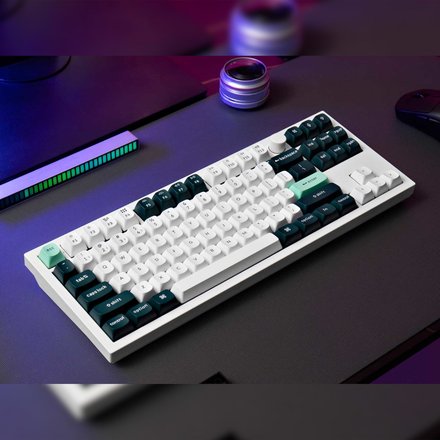 Keychron Q3 HE QMK 80% Wireless Custom Mechanical Keyboard (Nebula Switch) - Shell White - alternate product view 4