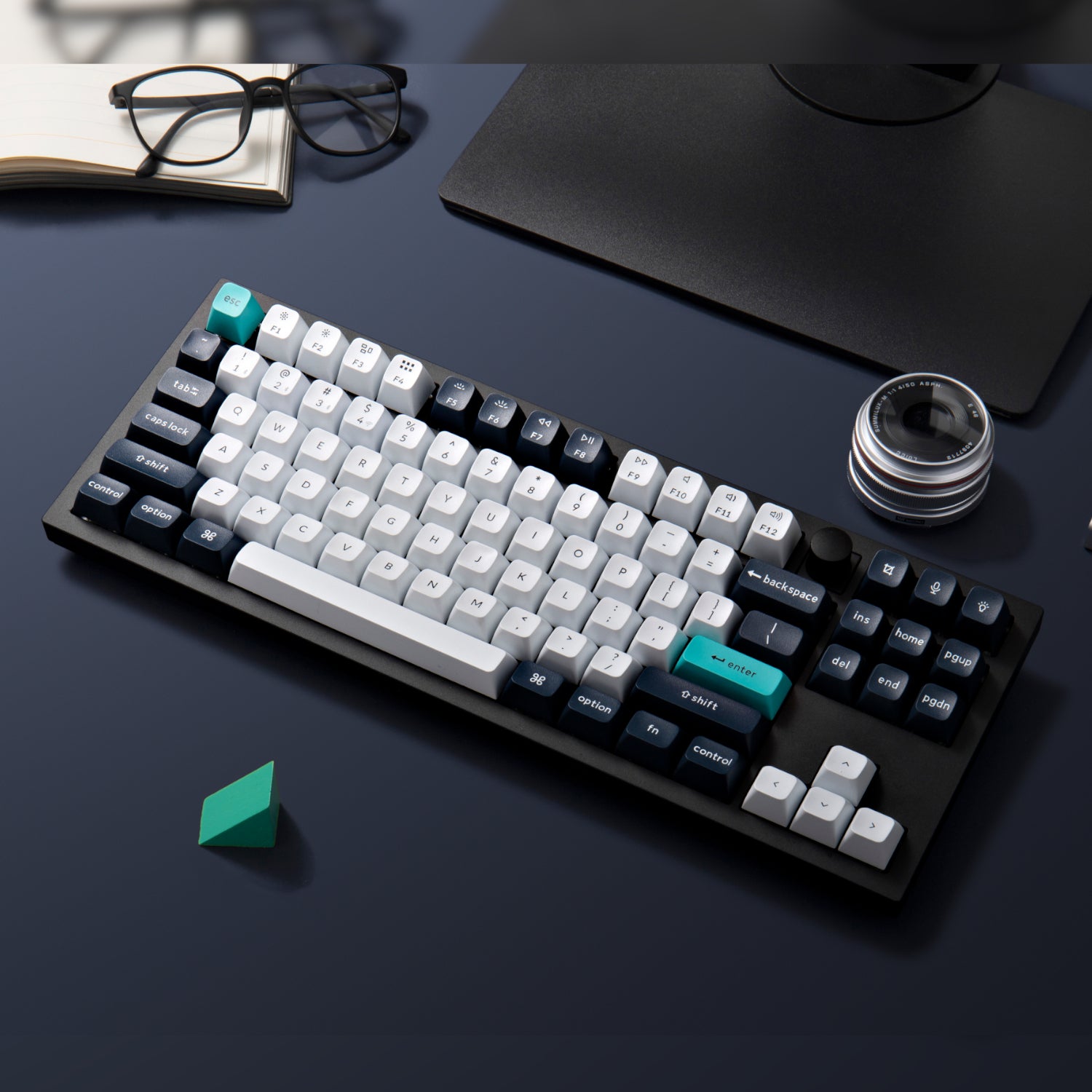 Keychron Q3 Max 80% Full Assembled Knob Red Switch Hot-Swap Gateron Jupiter RGB Wireless Keyboard - Black - alternate product
