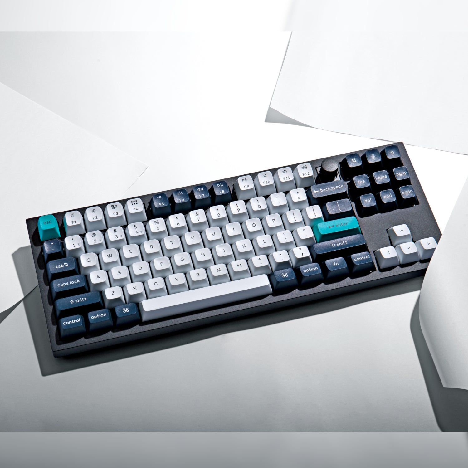 Keychron Q3 Max 80% Full Assembled Knob Red Switch Hot-Swap Gateron Jupiter RGB Wireless Keyboard - Black - alternate product