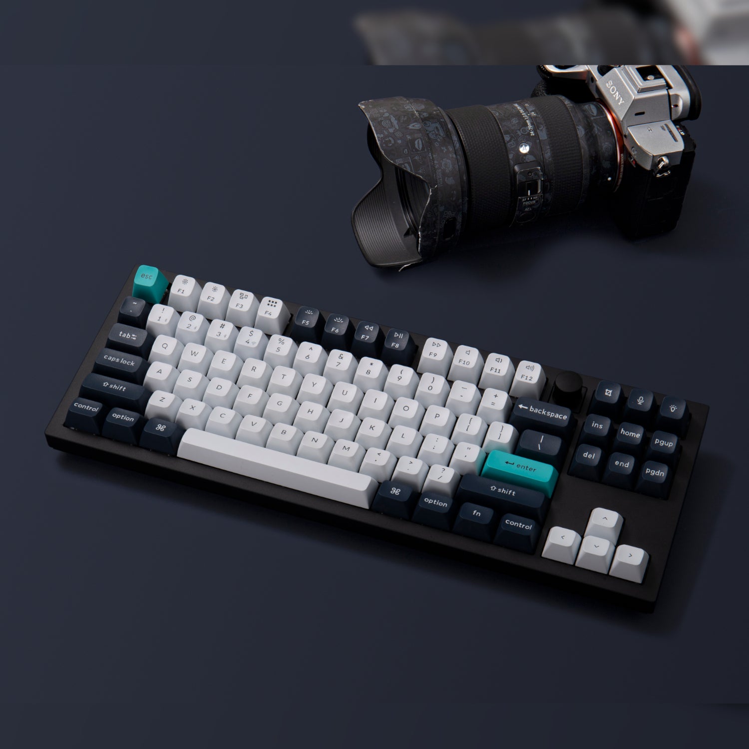 Keychron Q3 Max 80% Full Assembled Knob Red Switch Hot-Swap Gateron Jupiter RGB Wireless Keyboard - Black - alternate product