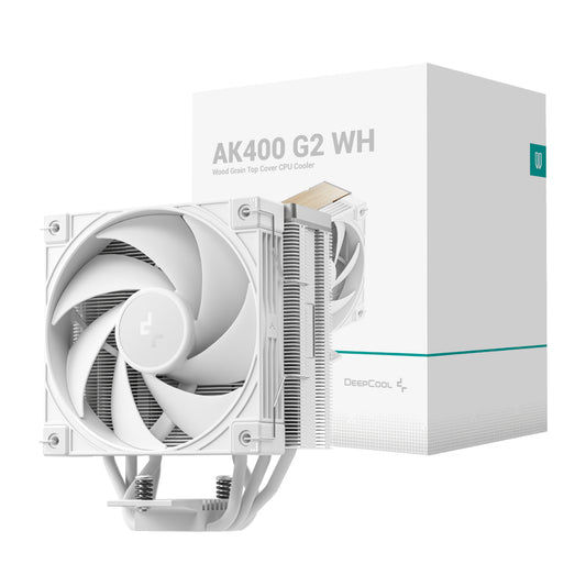 DEEPCOOL AK400 G2 120mm CPU Air Cooler – White