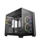 DeepCool CG330 3F Panoramic Dual-Chamber Micro-ATX Gaming Chassis - Black