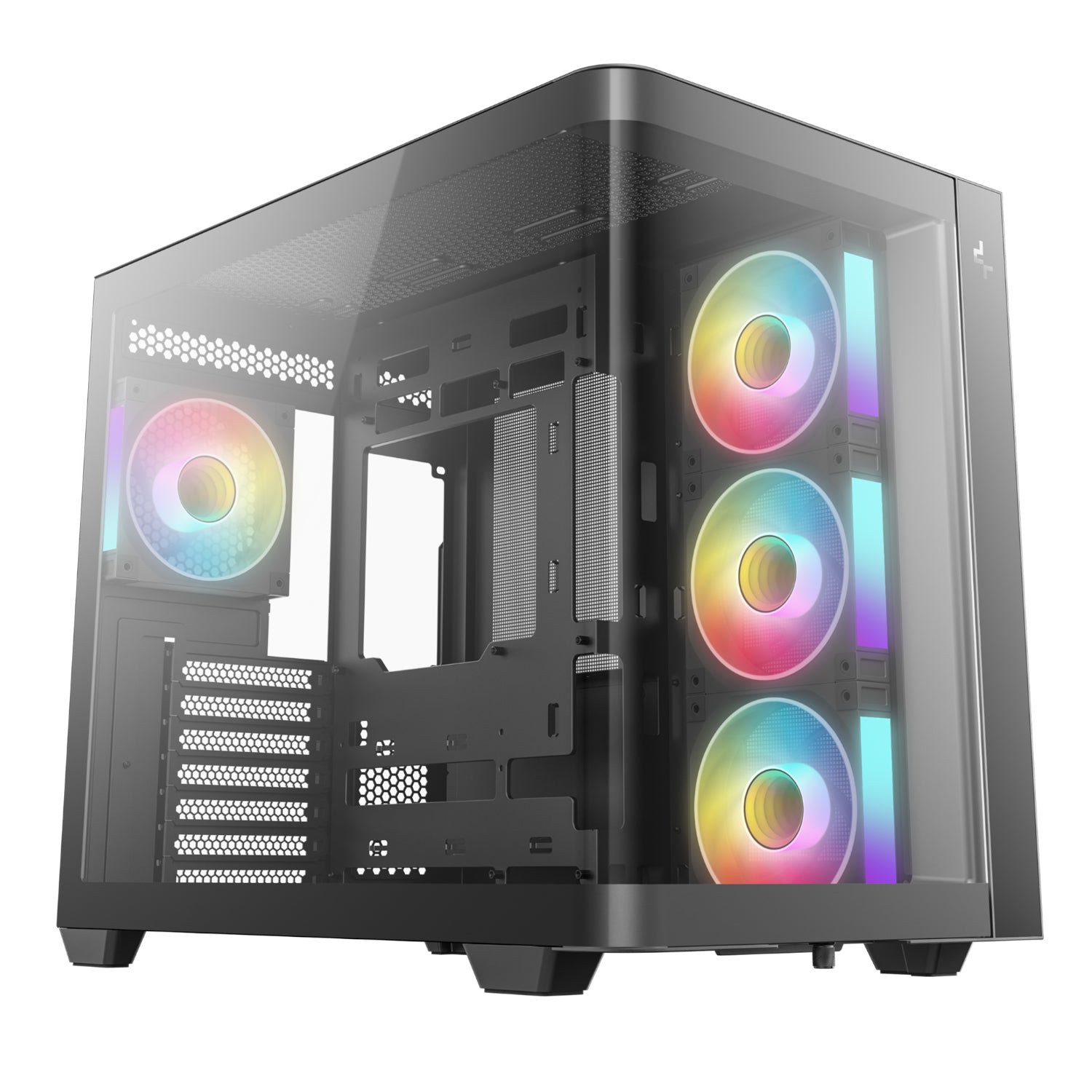 DEEPCOOL CG530U 4F ATX Gaming Chassis - Black - alternate product view 2