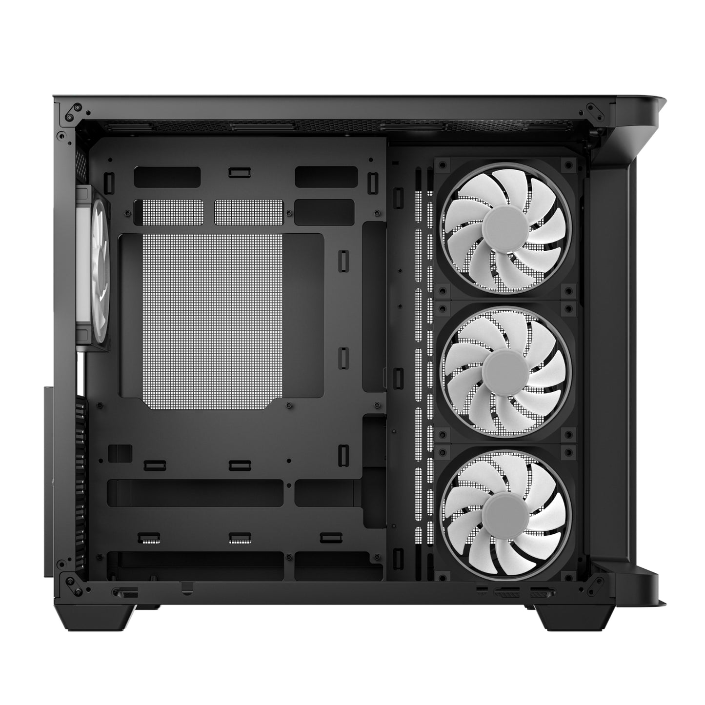 DEEPCOOL CG530U 4F ATX Gaming Chassis - Black - alternate product view 6