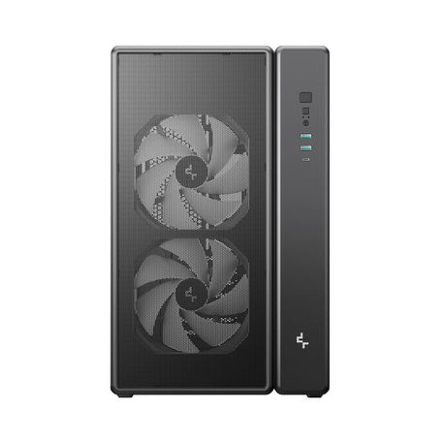 DeepCool CG590 Mesh 2F ATX ARGB Gaming Chassis - Black - alternate product view 3