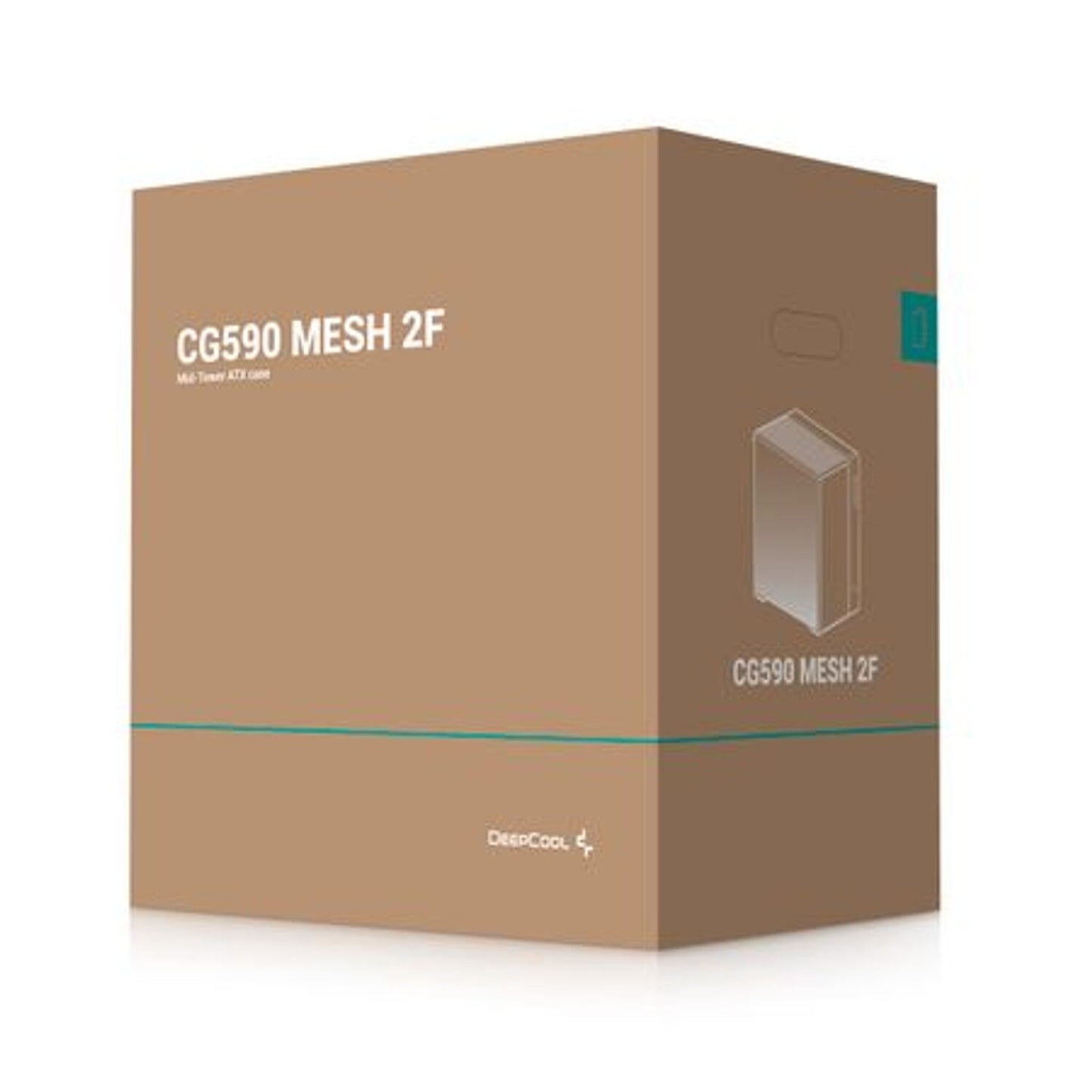 DeepCool CG590 Mesh 2F ATX ARGB Gaming Chassis - Black - alternate product view 13