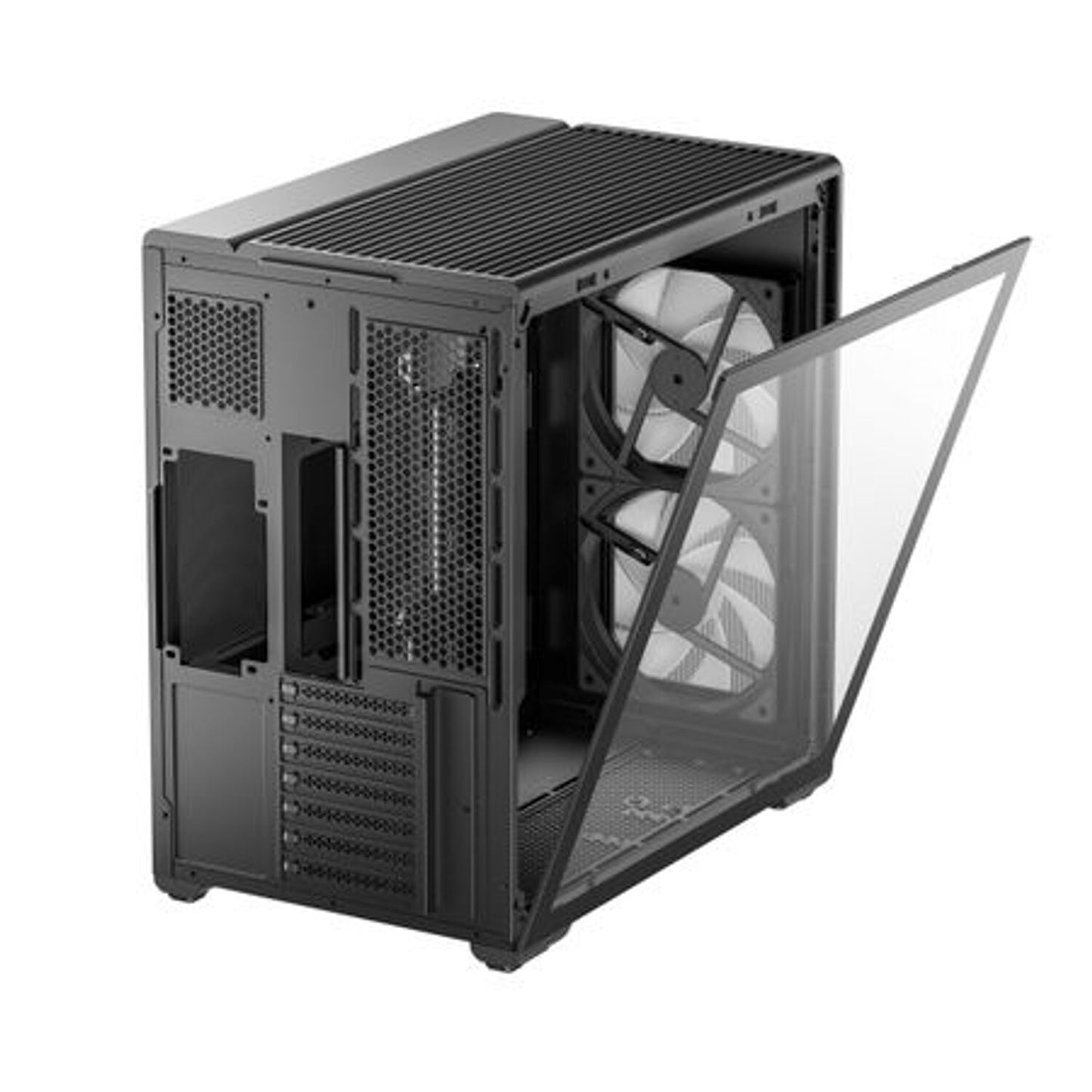 DeepCool CG590 Mesh 2F ATX ARGB Gaming Chassis - Black - alternate product view 6