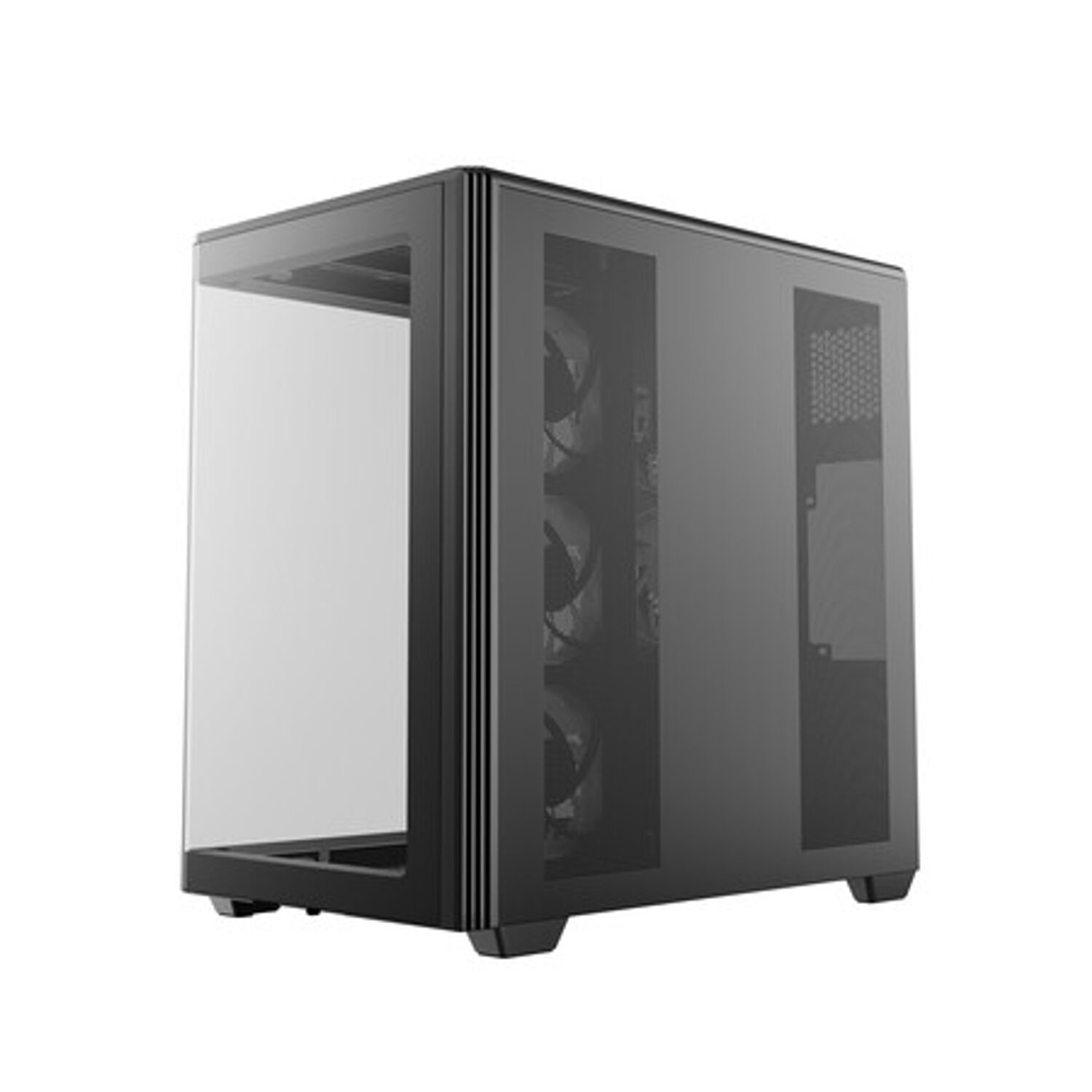 DeepCool CG590U 5F ATX ARGB Gaming Chassis - Black - alternate product view 2