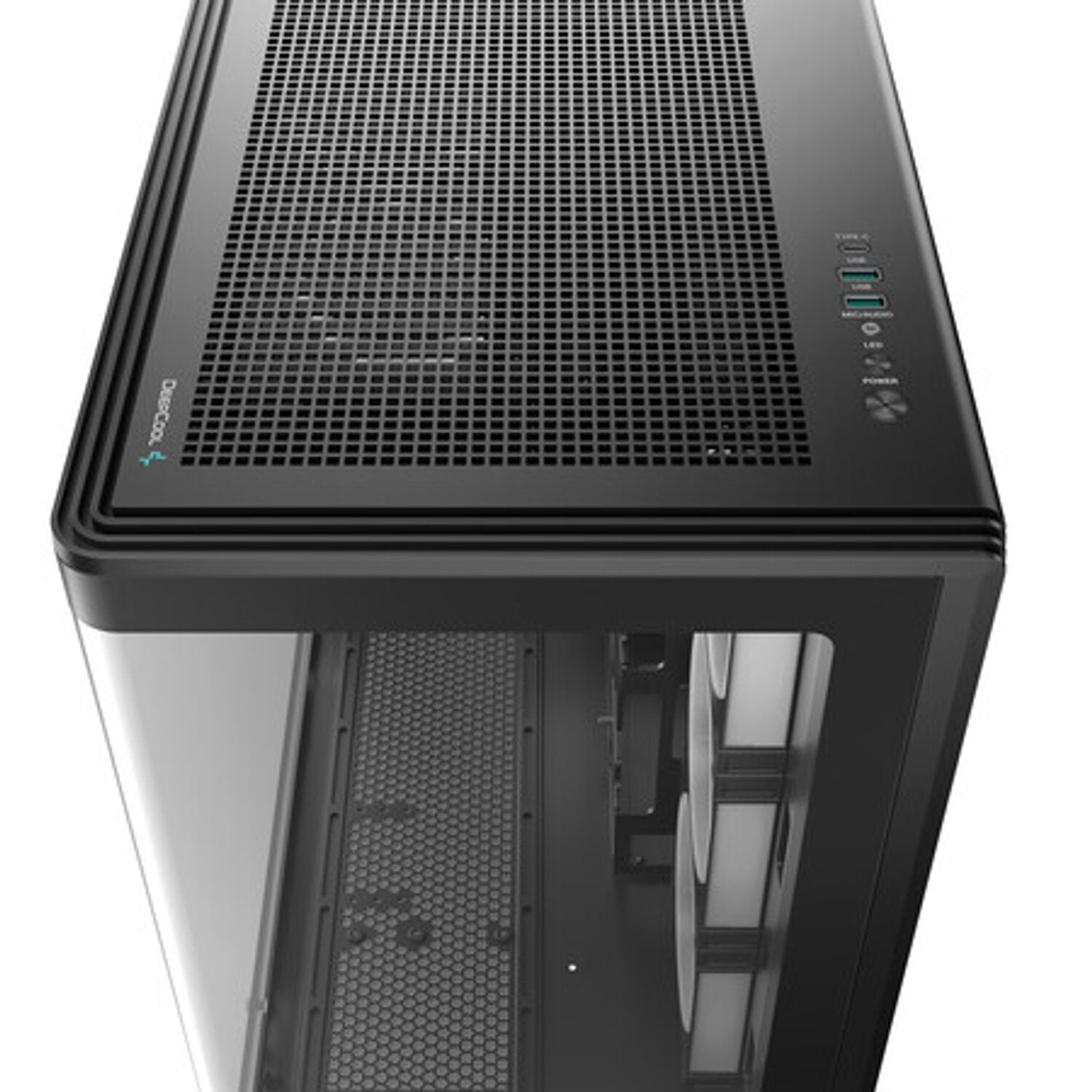 DeepCool CG590U 5F ATX ARGB Gaming Chassis - Black - alternate product view 5