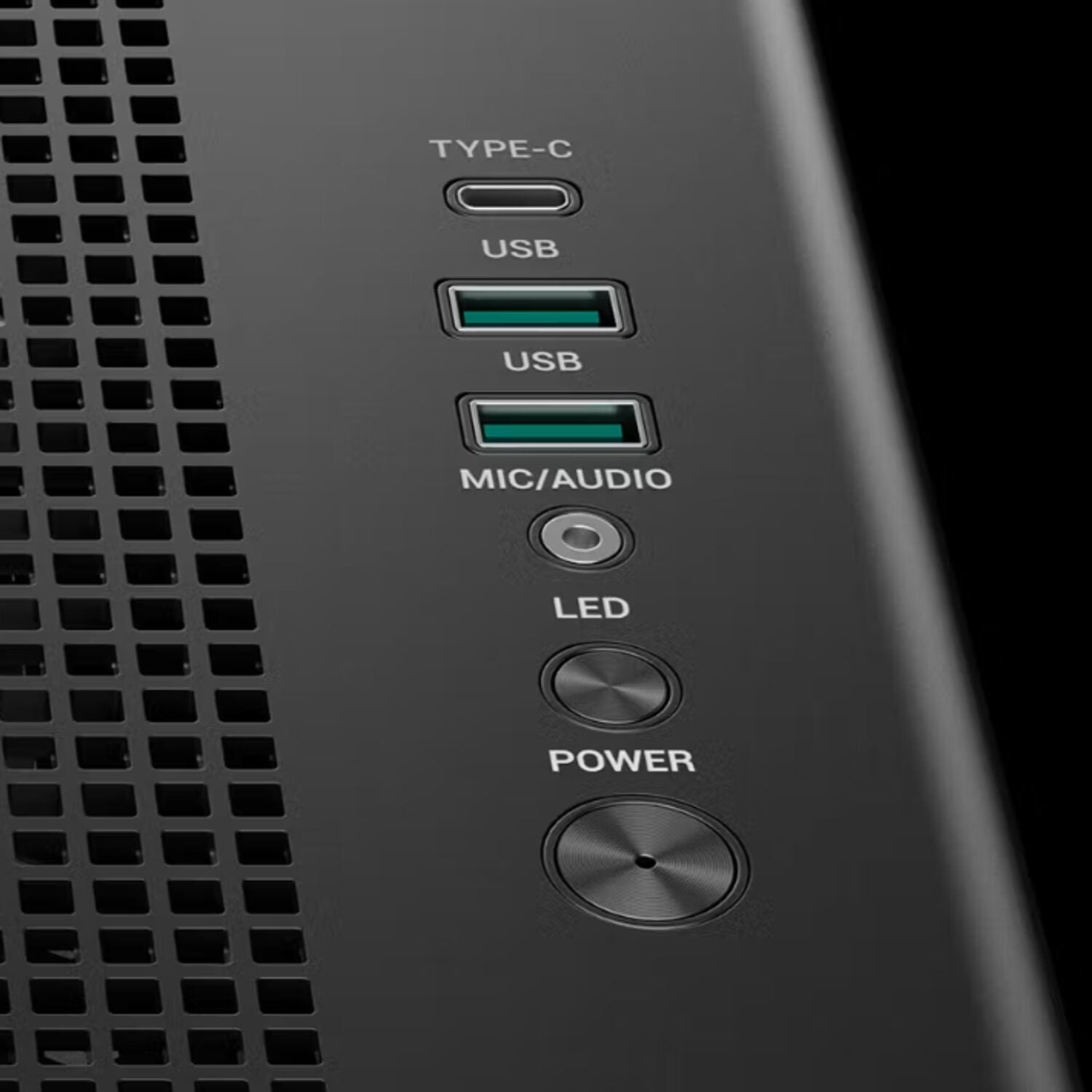 DeepCool CG590U 5F ATX ARGB Gaming Chassis - Black - alternate product view 8