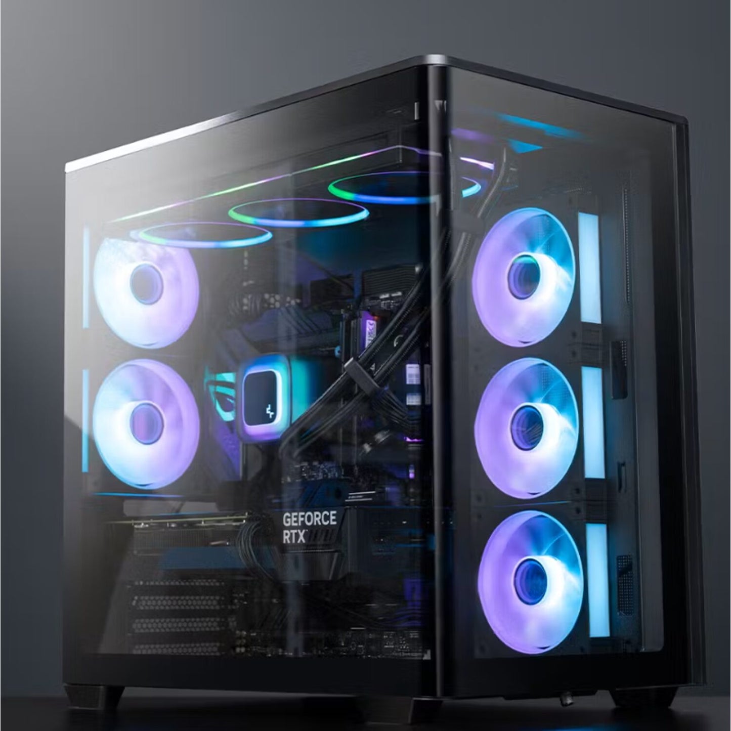 DeepCool CG590U 5F ATX ARGB Gaming Chassis - Black - alternate product view 9