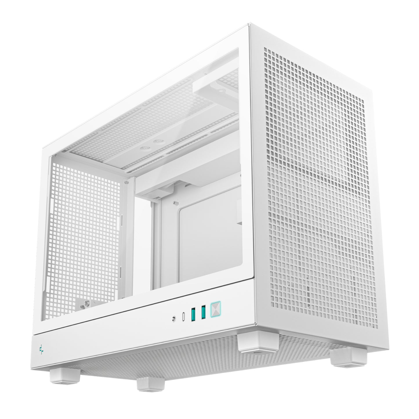 DEEPCOOL CH160 PLUS Micro-ATX Chassis - White - alternate product view 2