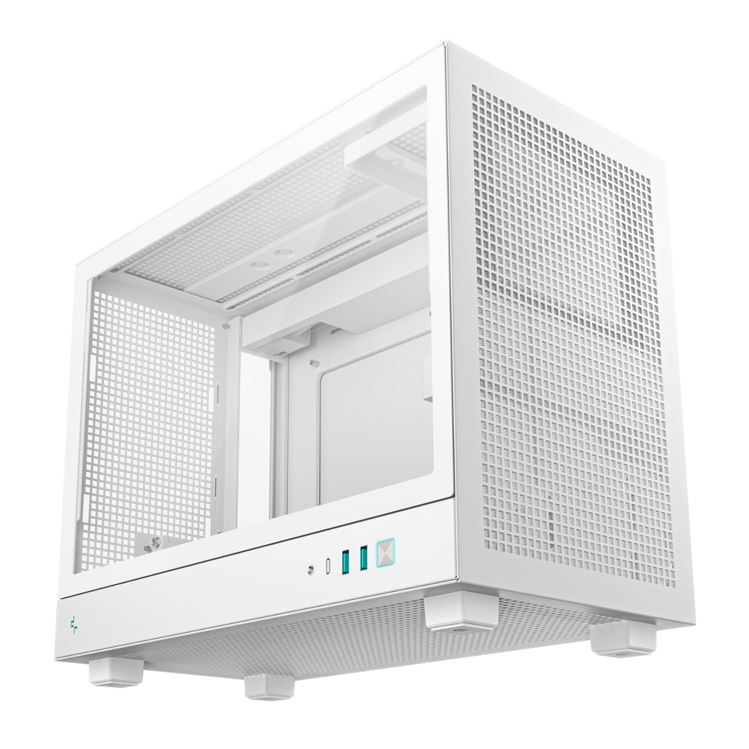 DEEPCOOL CH160 PLUS Micro-ATX Chassis - White - alternate product view 2