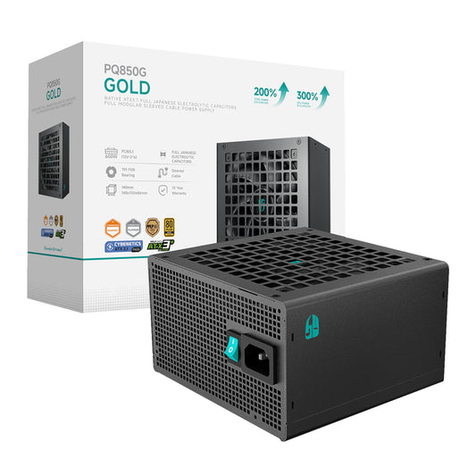 DEEPCOOL PQ850G Series 850W 80 PLUS Gold Modular Power Supply