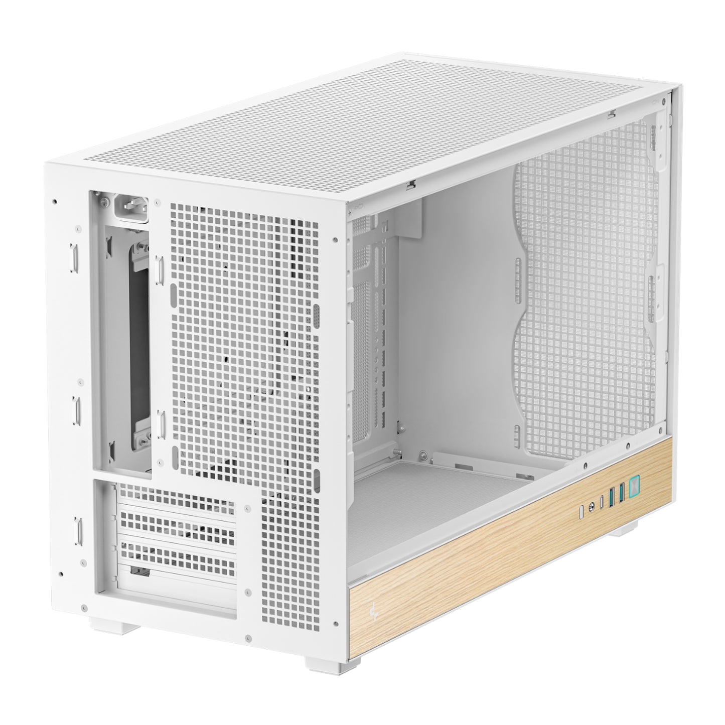 DeepCool CH260 Wood mATX Gaming Chassis White - alternate product view 5
