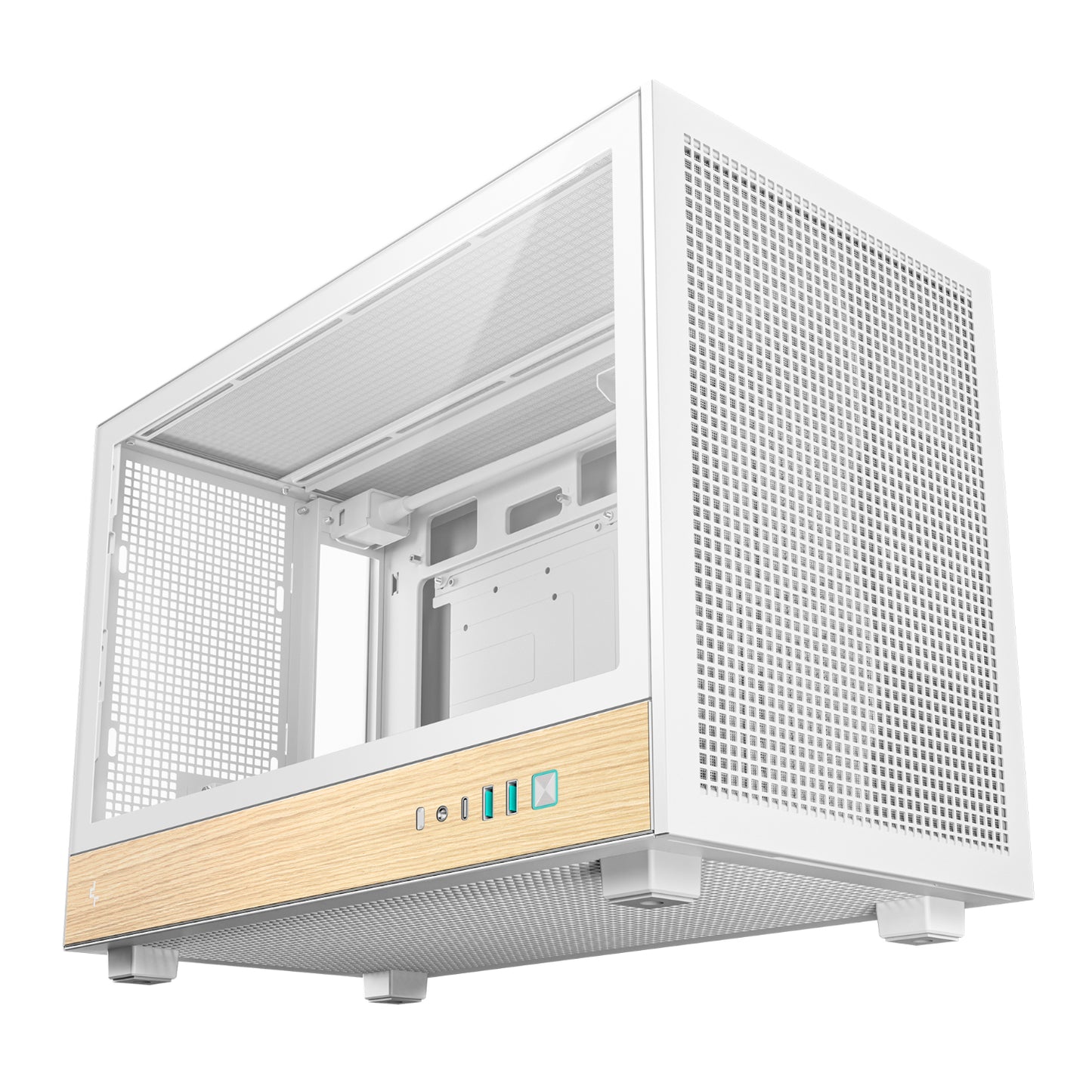 DeepCool CH260 Wood mATX Gaming Chassis White - alternate product view 6