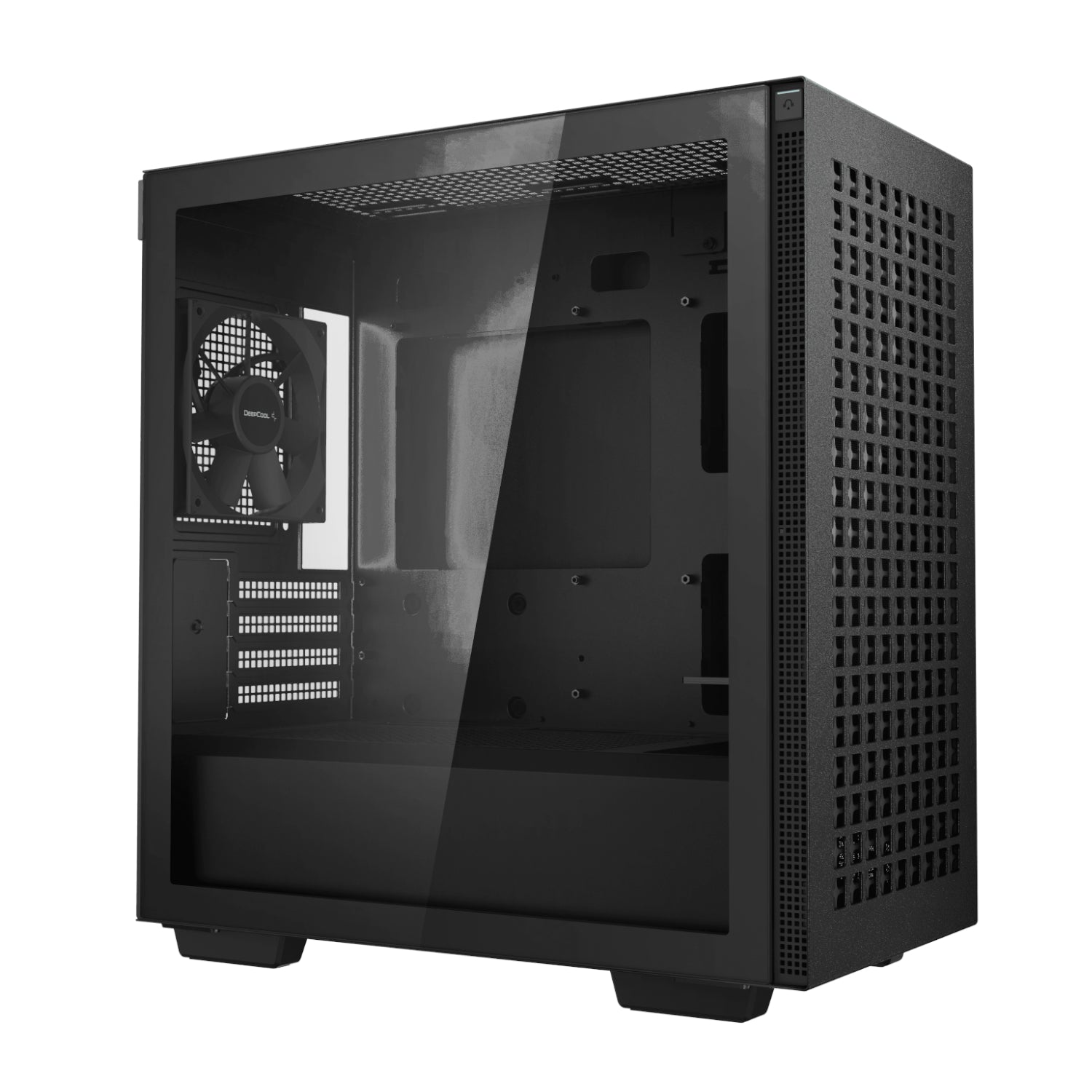DEEPCOOL CH370 Micro-ATX Gaming Chassis - Black - alternate product view 2