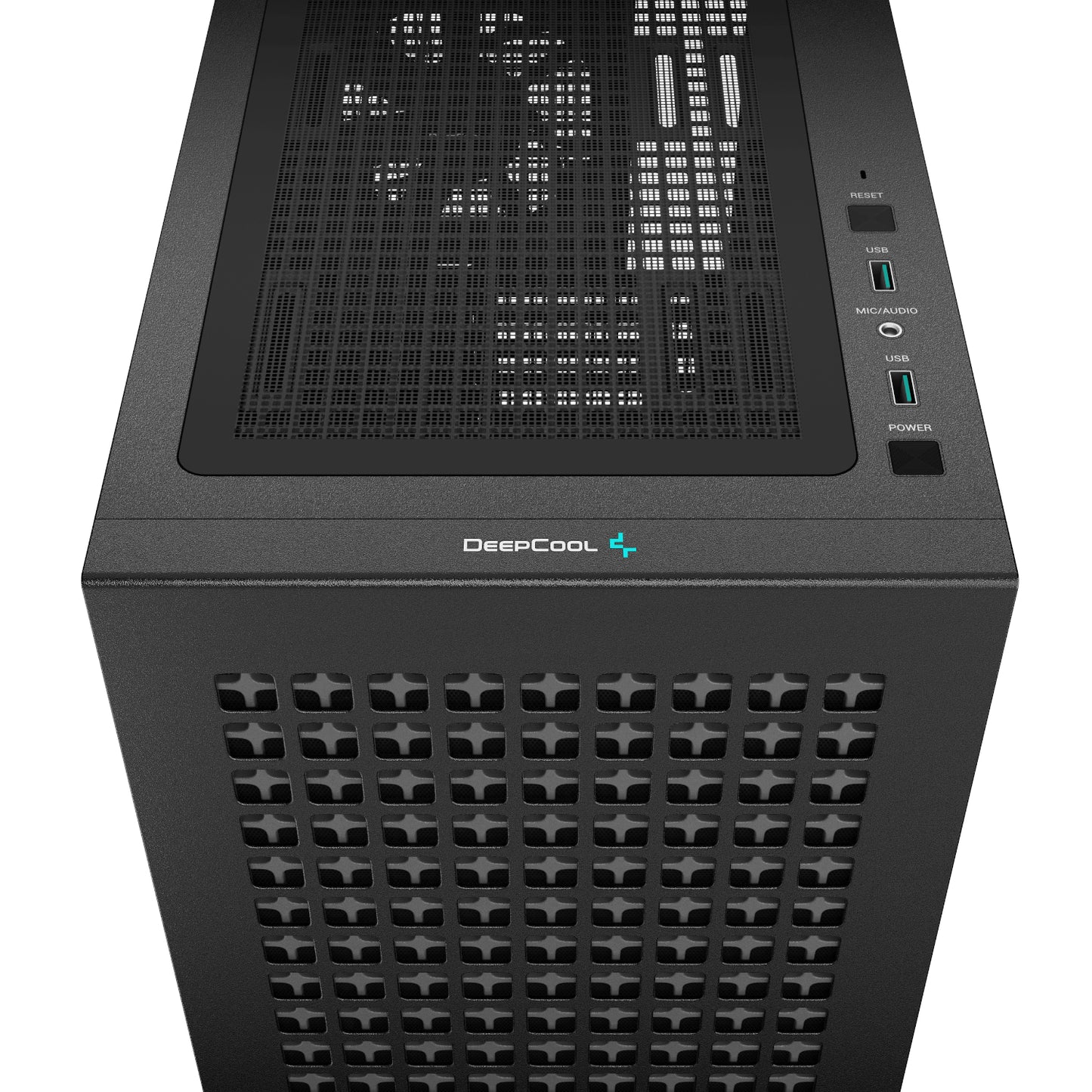 DEEPCOOL CH370 Micro-ATX Gaming Chassis - Black - alternate product view 5