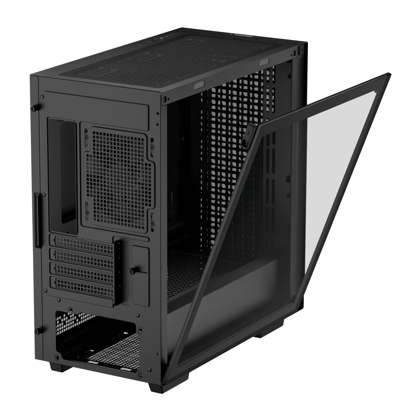 DEEPCOOL CH370 Micro-ATX Gaming Chassis - Black - alternate product view 6