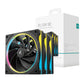 DEEPCOOL FL12R SE 3-in-1 ARGB 120mm PWM 3 Fan Pack - Black