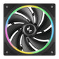 DEEPCOOL FL12R SE 3-in-1 ARGB 120mm PWM 3 Fan Pack - Black - alternate product view 3