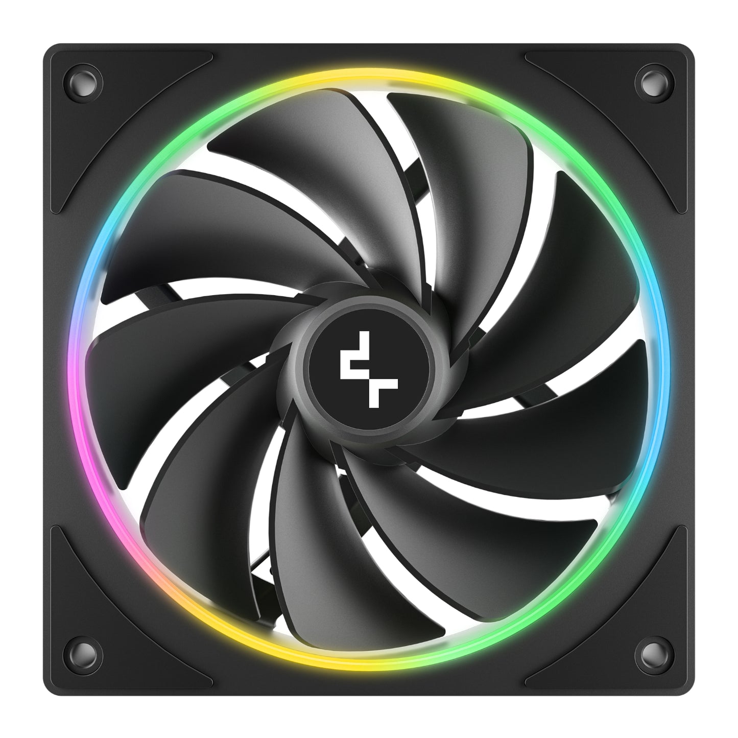 DEEPCOOL FL12R SE 3-in-1 ARGB 120mm PWM 3 Fan Pack - Black - alternate product view 3