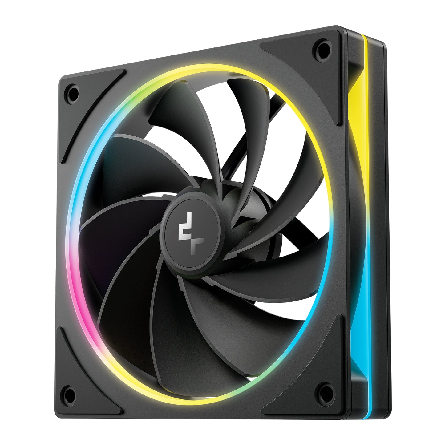 DEEPCOOL FL12R SE 3-in-1 ARGB 120mm PWM 3 Fan Pack - Black - alternate product view 4