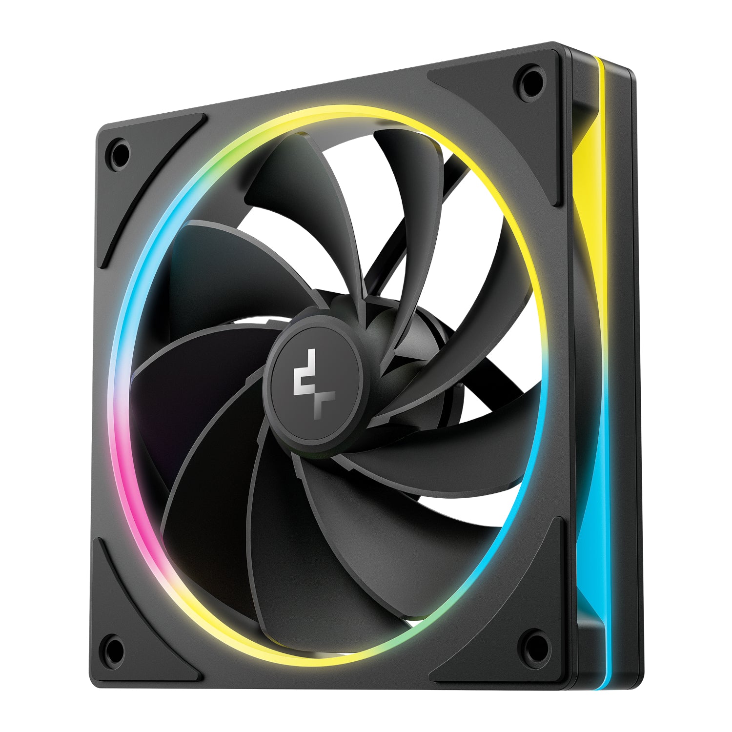 DEEPCOOL FL12R SE 3-in-1 ARGB 120mm PWM 3 Fan Pack - Black - alternate product view 4